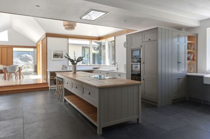 The kitchen at Bracken Grange, Ceredigion