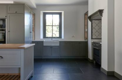 The kitchen at Bracken Grange, Ceredigion