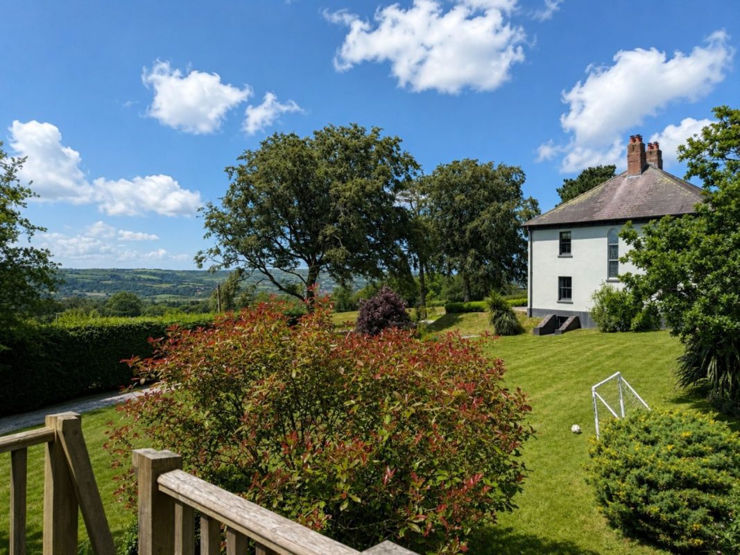 The garden at Bracken Grange, Ceredigion
