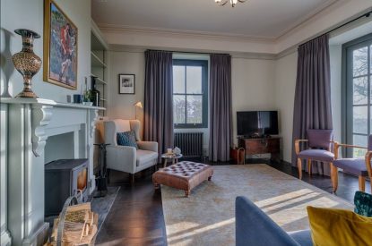 The morning room at Bracken Grange, Ceredigion