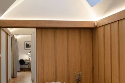 A seating area at Bracken Grange, Ceredigion