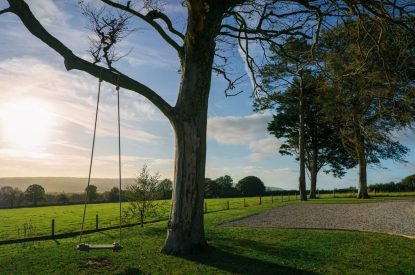 Countryside views at Bracken Grange, Ceredigion
