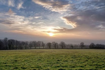 Countryside views at Bracken Grange, Ceredigion