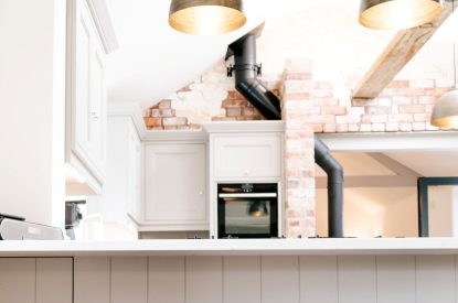 The kitchen at Malbank Barn, Cheshire