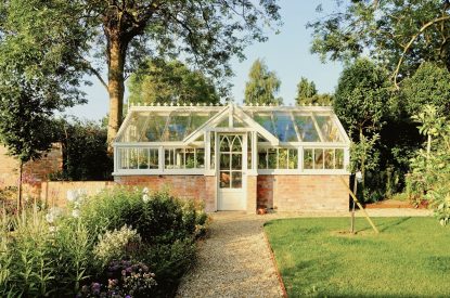 The greenhouse at Fox Hallow, Cheshire