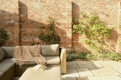 Outdoor seating at Fox Hallow, Cheshire