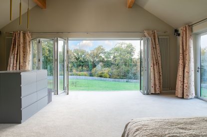 The master suite at Southwoods, Hampshire