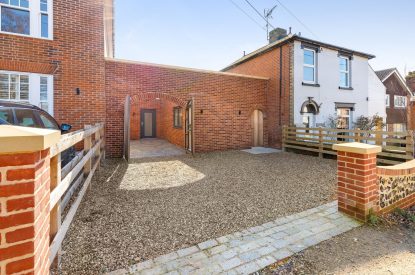 The entrance to The Wivenhoe Hideaway, Essex