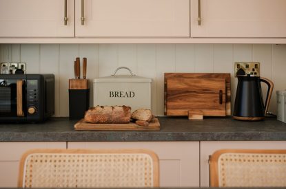 The kitchen at Isla Farmhouse, Perthshire