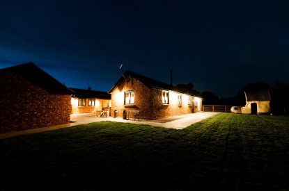 The exterior of Malbank Barn, Cheshire
