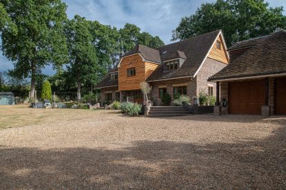 The driveway at Gullsway, Hampshire