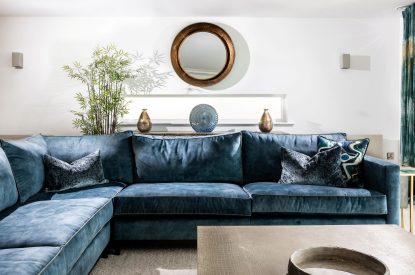 The living room at Mount's Bay House, Cornwall
