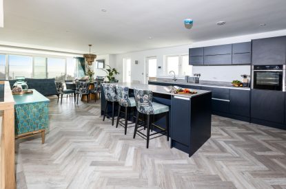The kitchen at Mount's Bay House, Cornwall