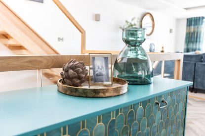 The living space at Mount's Bay House, Cornwall