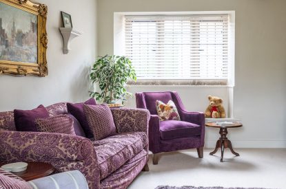 The sitting room at Wild Rose Cottage, Cotswolds
