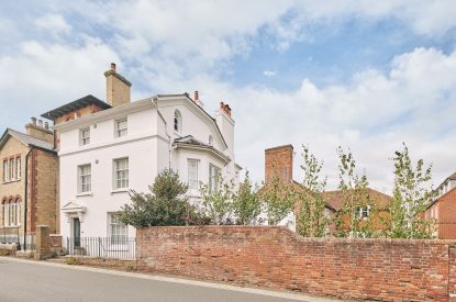 The exterior of Coastal Manor Retreat, Hampshire