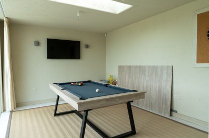 The games room at Winston Manor, Cotswolds