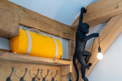 Cloakroom space at The Lodge at Leigh, Dorset