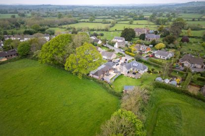 Overhead view of The Lodge at Leigh, Dorset