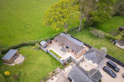 Overhead view of The Lodge at Leigh, Dorset