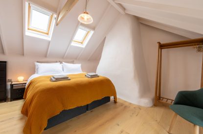 King size bedroom at Skylark, Bradworthy, Devon