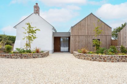 The entrance at Skylark, Bradworthy, Devon