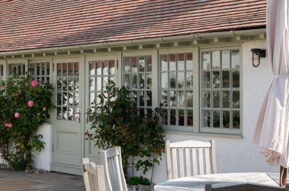 The outdoor space at Muirfield Green, East Lothian