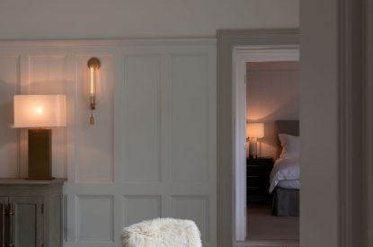 The living room at Muirfield Green, East Lothian