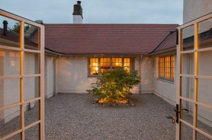 The courtyard at Muirfield Green, East Lothian