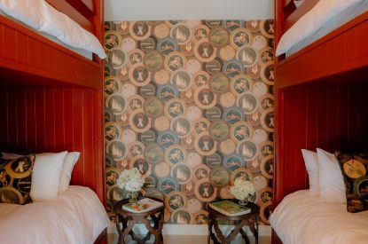 Double bunk bedroom at Cheshire Manor, Bickerton