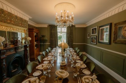 The dining room at Cheshire Manor, Bickerton