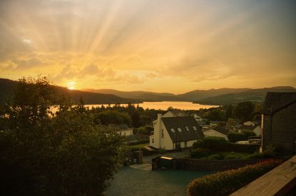 Lake views at Silver Crescent House, Lake District