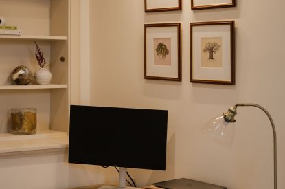 Work space at Isla Farmhouse, Perthshire