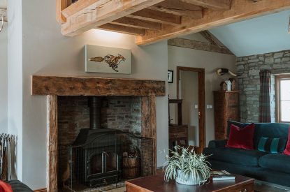Ther sitting room at The Mill Courtyard, Herefordshire