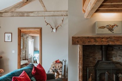The sitting room at The Mill Courtyard, Herefordshire
