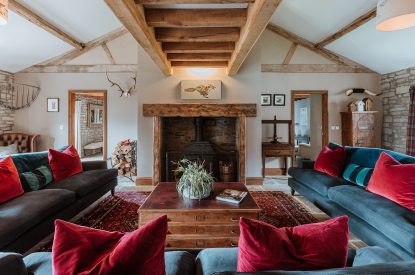 The sitting room at The Mill Courtyard, Herefordshire