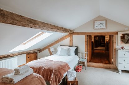 Family bedroom at The Mill Courtyard, Herefordshire