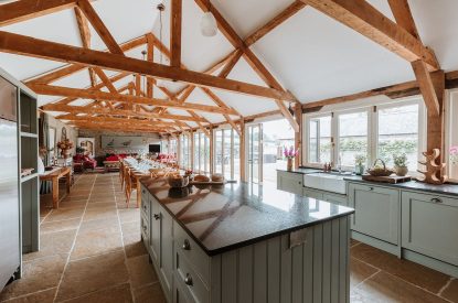 The kitchen at The Mill Courtyard, Herefordshire