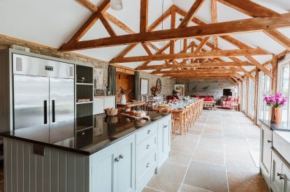 The kitchen at The Mill Courtyard, Herefordshire