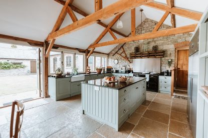 The kitchen at The Mill Courtyard, Herefordshire