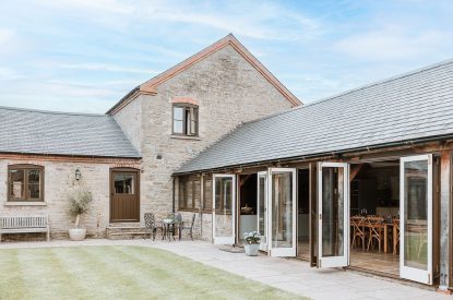 The garden at The Mill Courtyard, Herefordshire