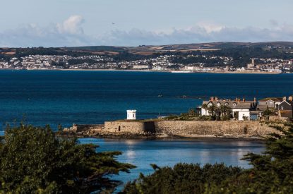 Coastal views at Mount's Bay House, Cornwall