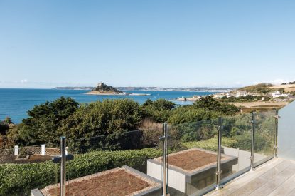 Sea views at Mount's Bay House, Cornwall