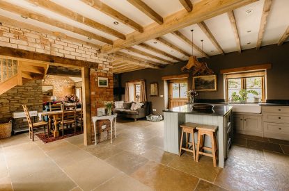 The kitchen at The Mill Courtyard, Herefordshire