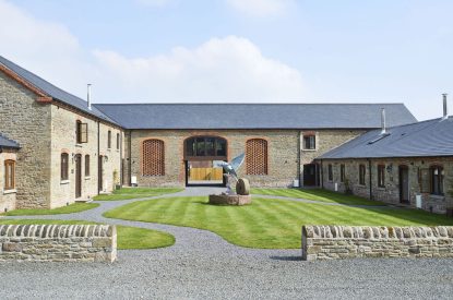 The garden at The Mill Courtyard, Herefordshire