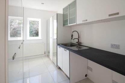 The utility room at Galley House, Hertfordshire