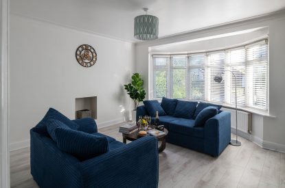 The sitting room at Galley House, Hertfordshire