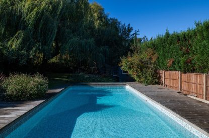 The outdoor swimming pool at Galley House, Hertfordshire