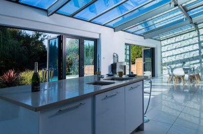 The kitchen at Galley House, Hertfordshire