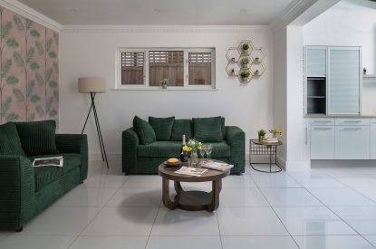 The seating area at Galley House, Hertfordshire